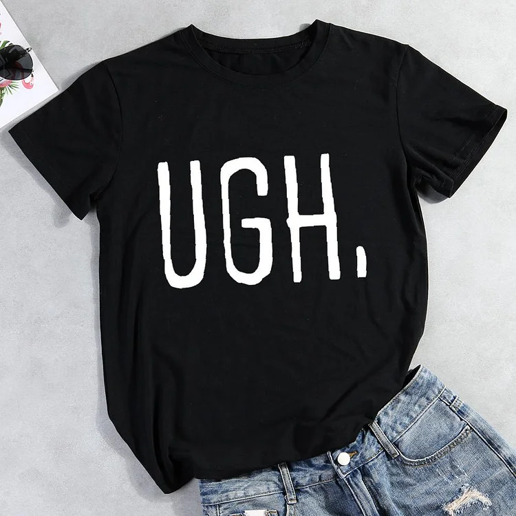 UGH Round Neck T-shirt-Annaletters