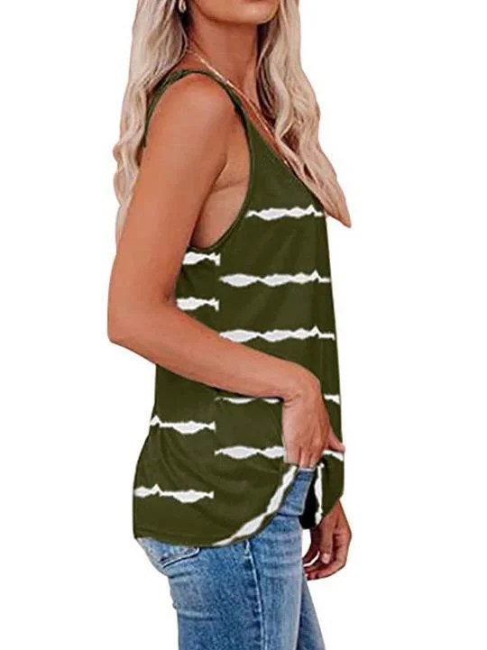 Women Half Sleeve V-neck Solid Color Dress