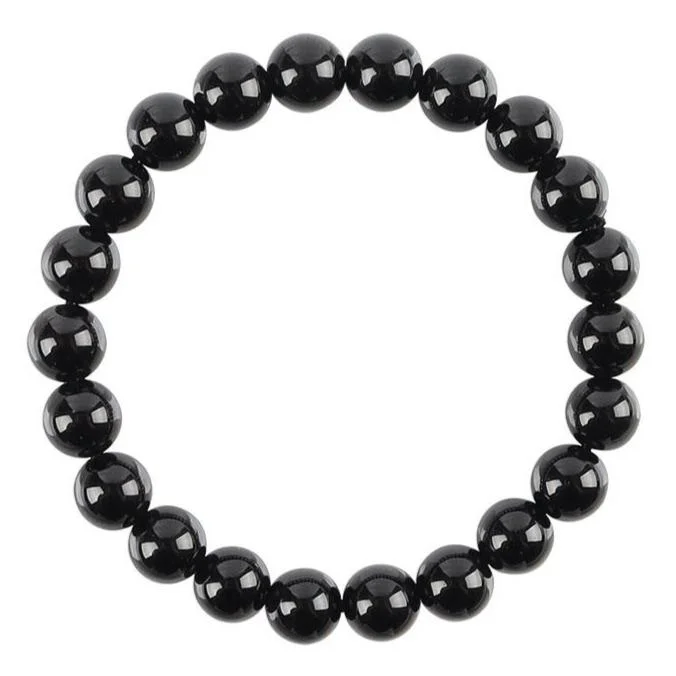 Black Obsidian 8mm Bracelet | Bracelets | Native Visions – Native Visions,  LLC