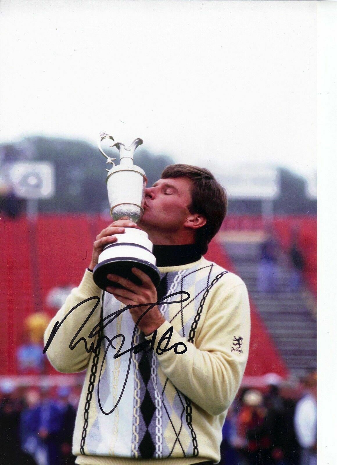 Nick Faldo Genuine Hand Signed 12X8 Photo Poster painting MASTERS OPEN (3133)