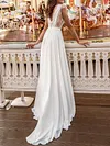 Bandeau Gauze Pleated Sleeveless V-Neck Evening Dress