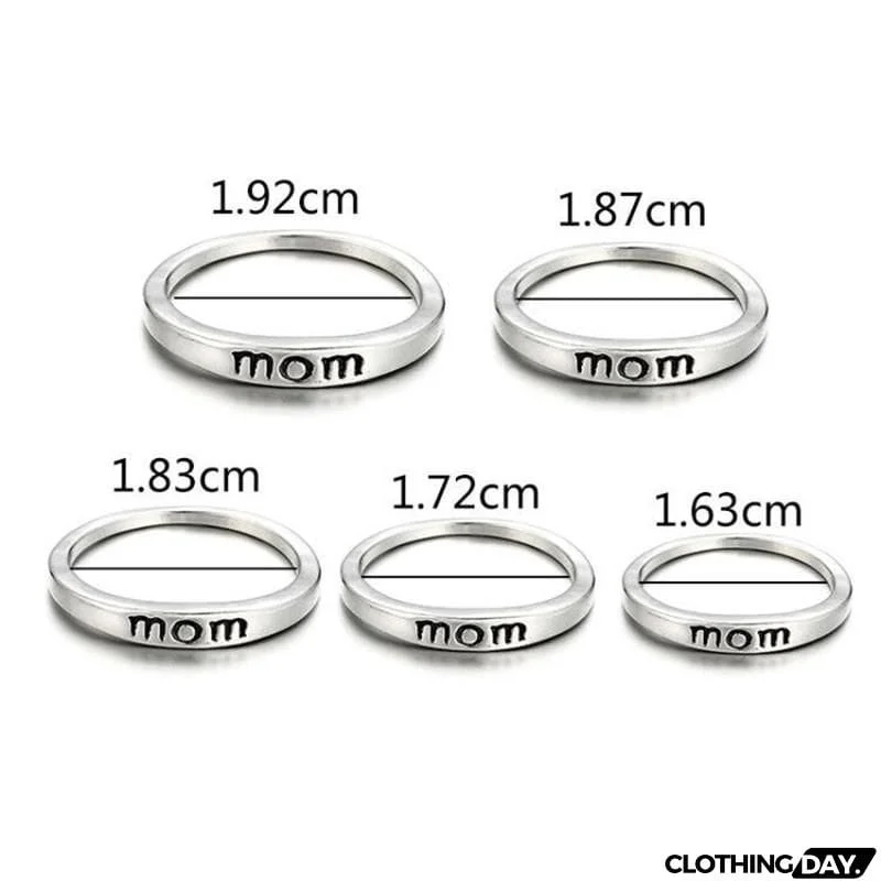 Hot Selling Fashion Jewelry Gift MoM Ring For Mother