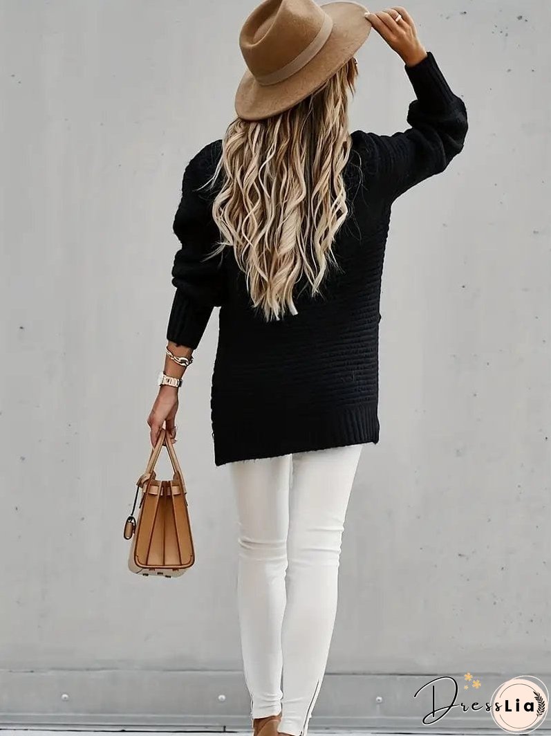 Everyday Waffle Knit Sweater