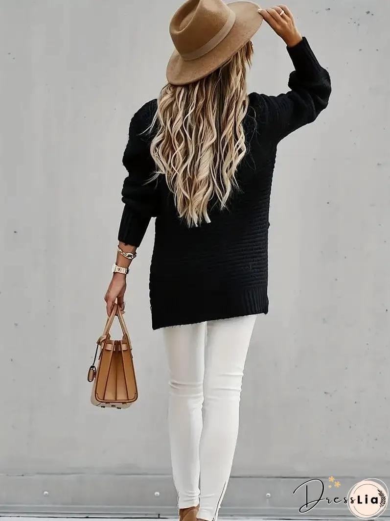 Everyday Waffle Knit Sweater