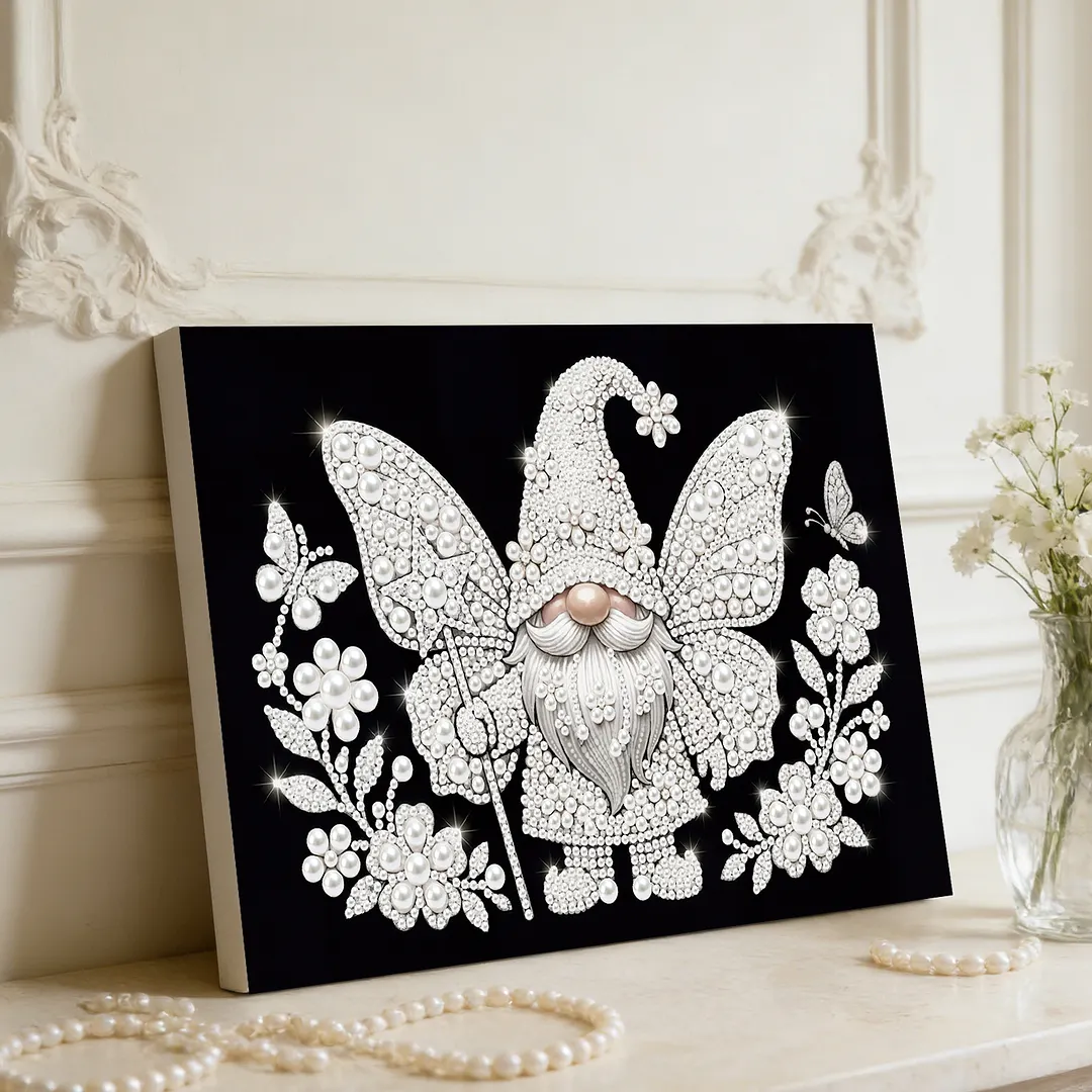 Goblin DIY Pearl Painting Kits with Frame 20x30cm Pearl Gem Paintings Picture Arts Craft for Adults/Beginners Gift Home Wall Decor