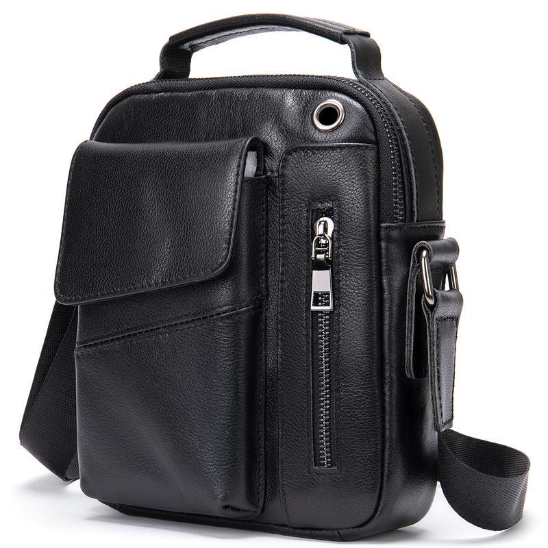 Unique Design Soft Leather Casual Shoulder Bag Durable Crossbody Bag