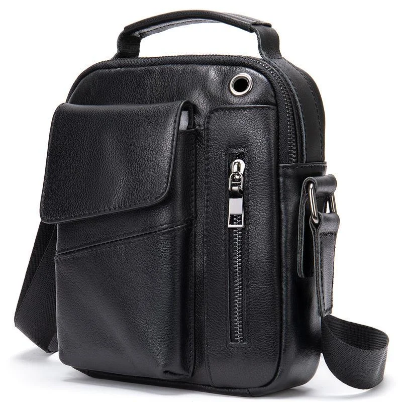 Unique Design Soft Leather Casual Shoulder Bag Durable Crossbody Bag