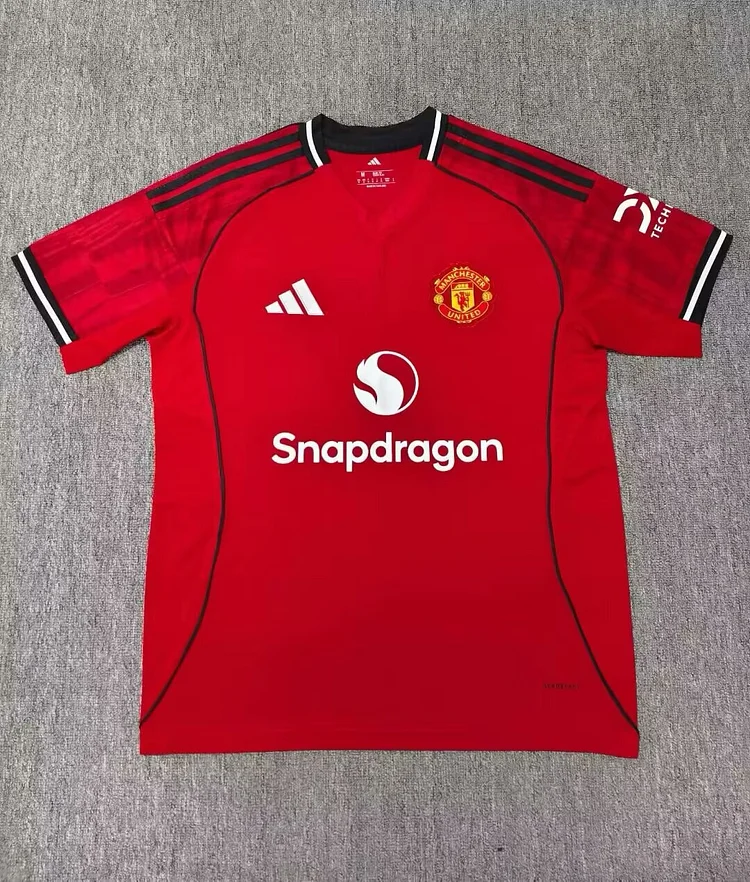 2025-26 Manchester United Home - Jersey - Fan Edition