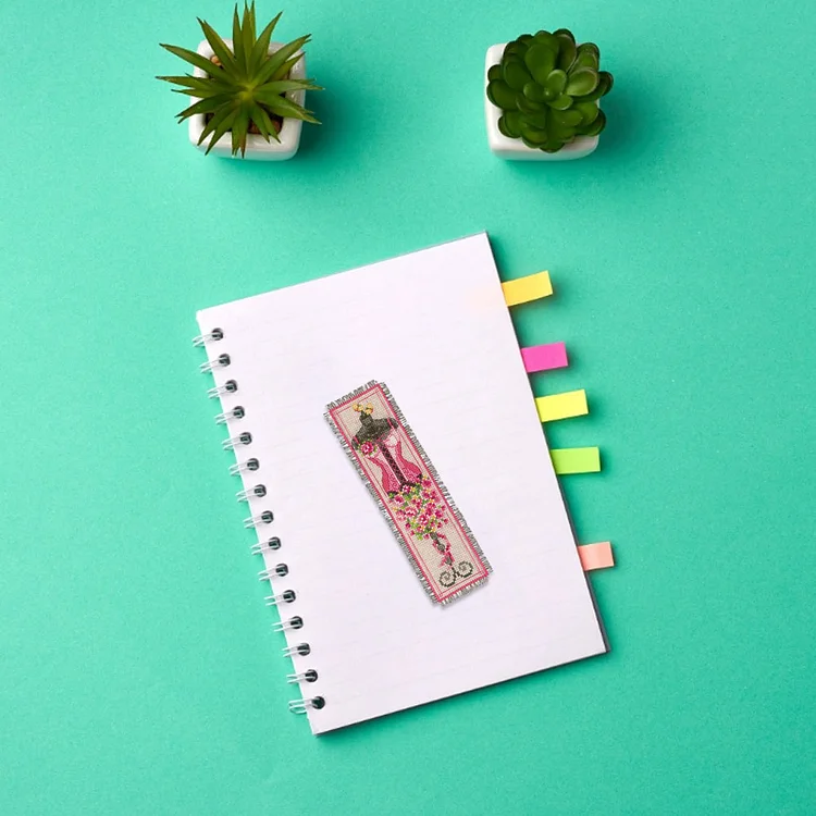 14CT Still Life Cross Stitch Bookmark Double Side Counted 14CT Still Life Cross Stitch Bookmark Double Side Counted
