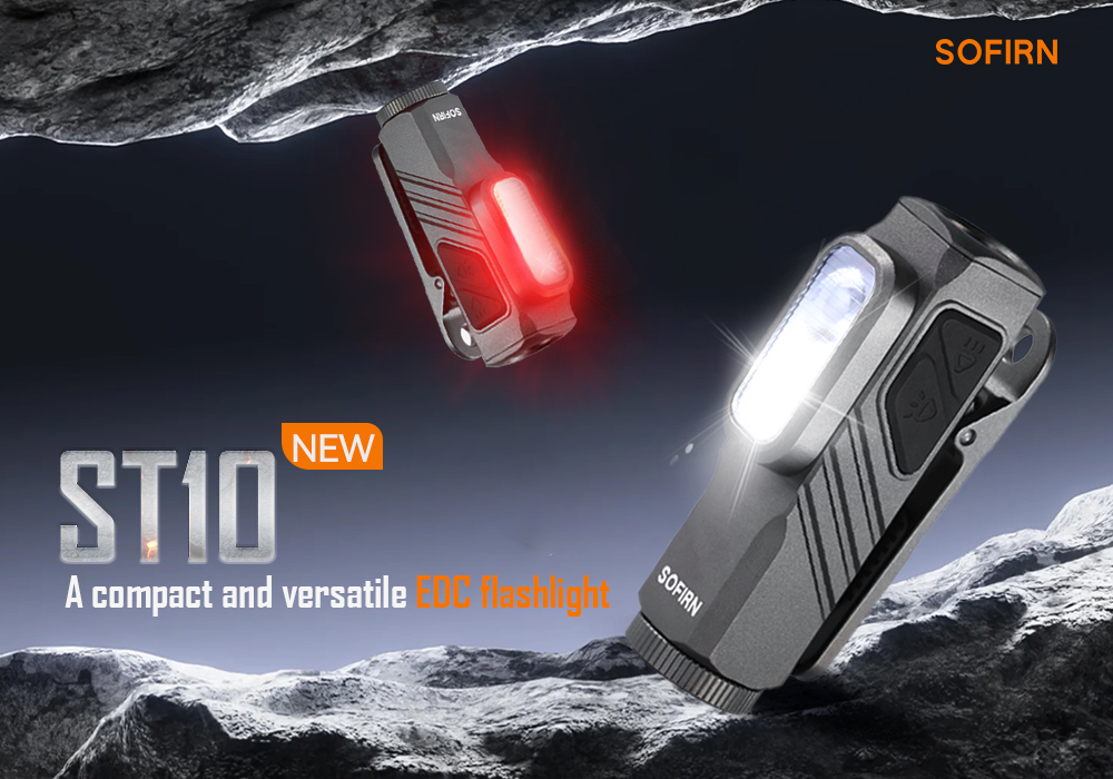 Introducing SOFIRN ST10: A Compact, Triple-Light EDC Flashlight