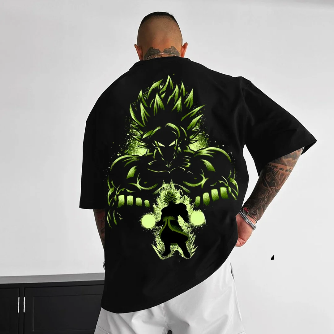 Dragon Ball Saiyan Qigong Printed Men's T-shirt