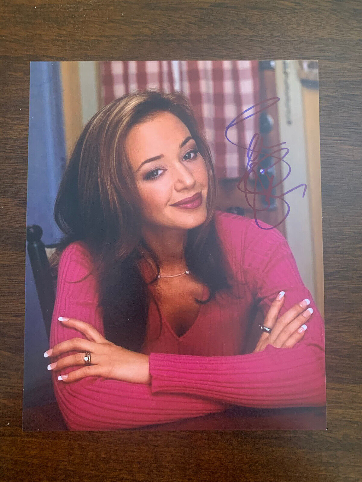 Leah Remini signed 8x10 Photo Poster painting King of Queens Autographed