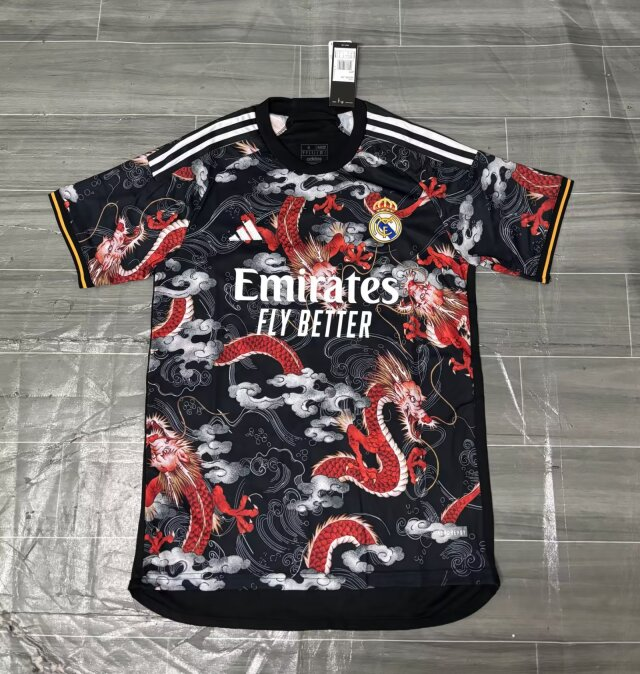 24/25 Real Madrid Special Edition Red Dragon Football Shirt Thai quality