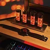 Nixie Tube Clock RGB Creative Desktop Ornaments Gift Quasi-Glow Clock