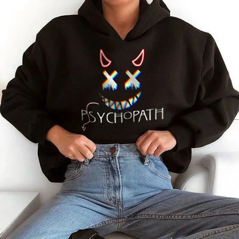 Letter Printed sports hoodie set