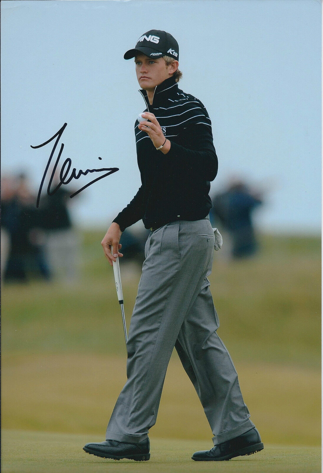 TOM LEWIS SIGNED Autograph Boss Ping Winner 12x8 Photo Poster painting AFTAL GOLF Authentic