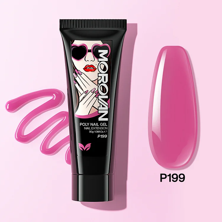 Rose Pink Poly Nail Gel 30ml