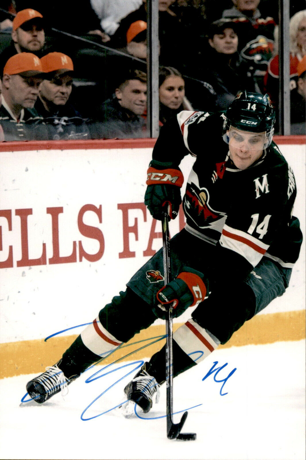 Joel Eriksson Ek SIGNED autographed 4x6 Photo Poster painting MINNESOTA WILD #3