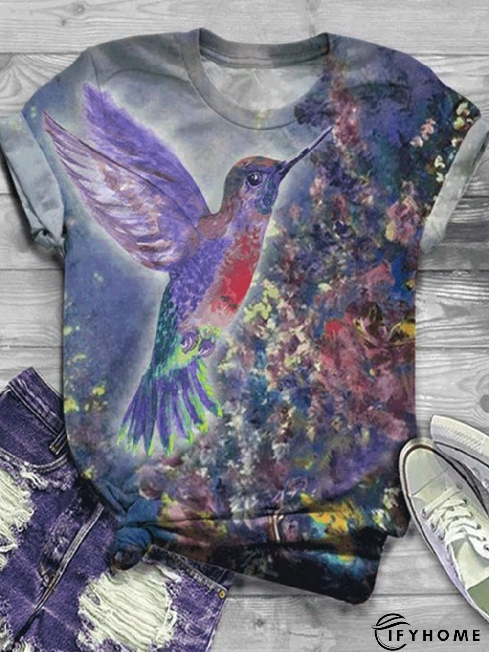 Casual Animal Vintage T-shirt | IFYHOME