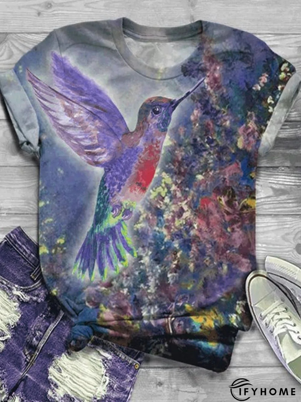 Casual Animal Vintage T-shirt | IFYHOME