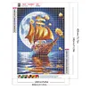 Diamond Painting -DIY Round Drill Pink Rose Ship