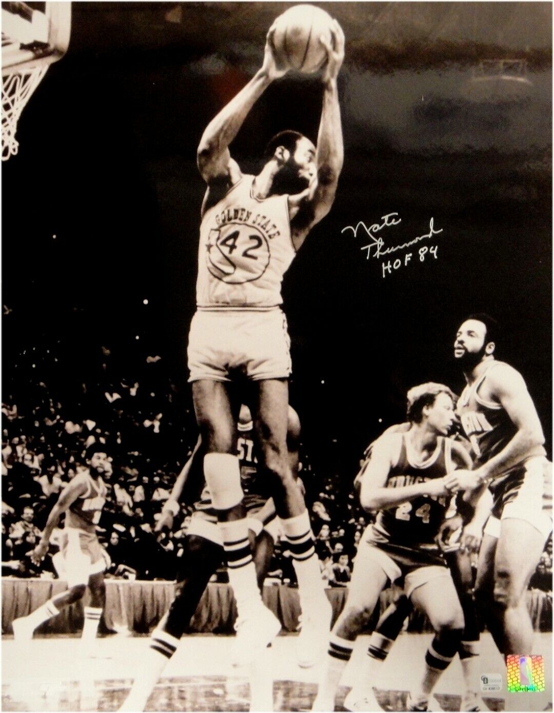 Nate Thurmond Hand Signed Autographed 16x20 Photo Poster painting Golden State Warriors GAI