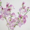 White Pink Purple 7 Heads Pea Blossom Flower Artificial Stem Sweatpea 