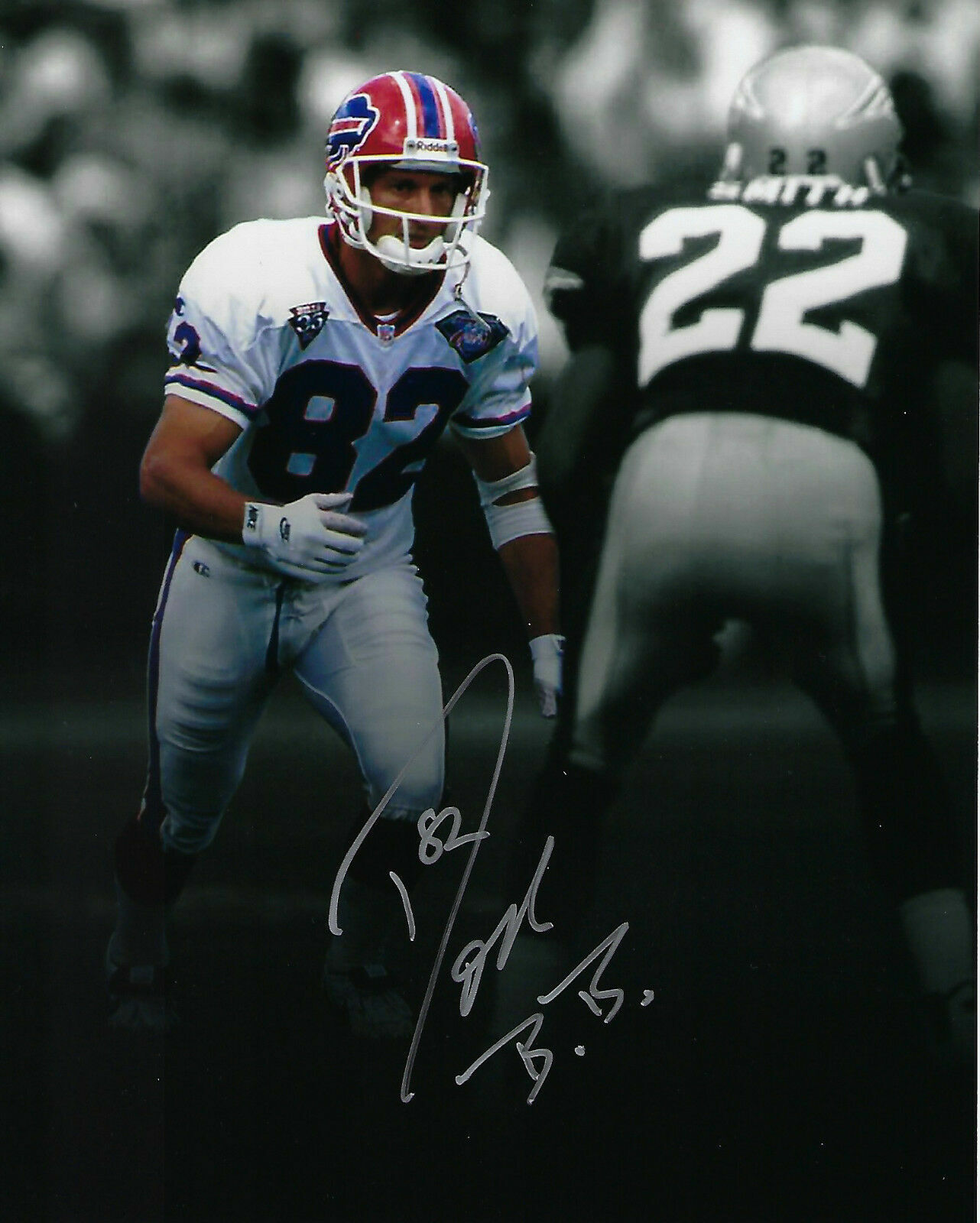 Don Beebe Autographed Signed 8x10 Photo Poster painting ( Bills ) REPRINT