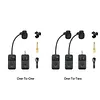 Instrument Microphone Adjustable Clip-On Pickup High-Fidelity Violin Performance Wireless Microphone Rechargeable Professional Sound Pickup for Violin Saxophone Brass Wind Instruments