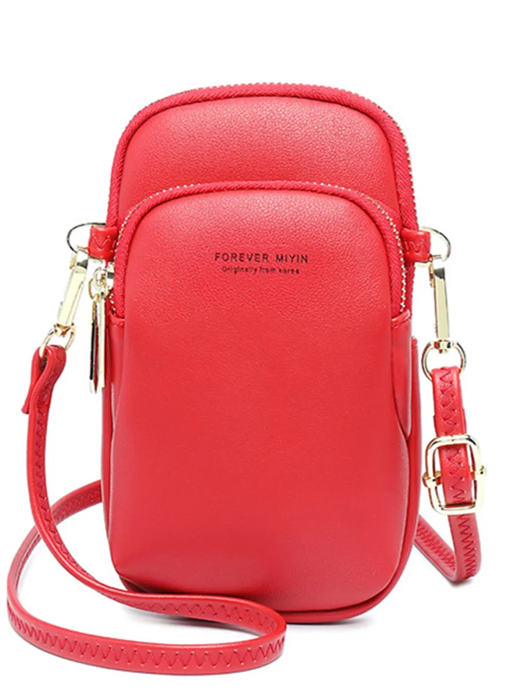 Portable Durable Leather Mini Crossbody Bag