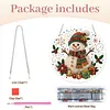 Snowman DIY Diamond Painting Pendant Double Sided Gem Beads 25cm