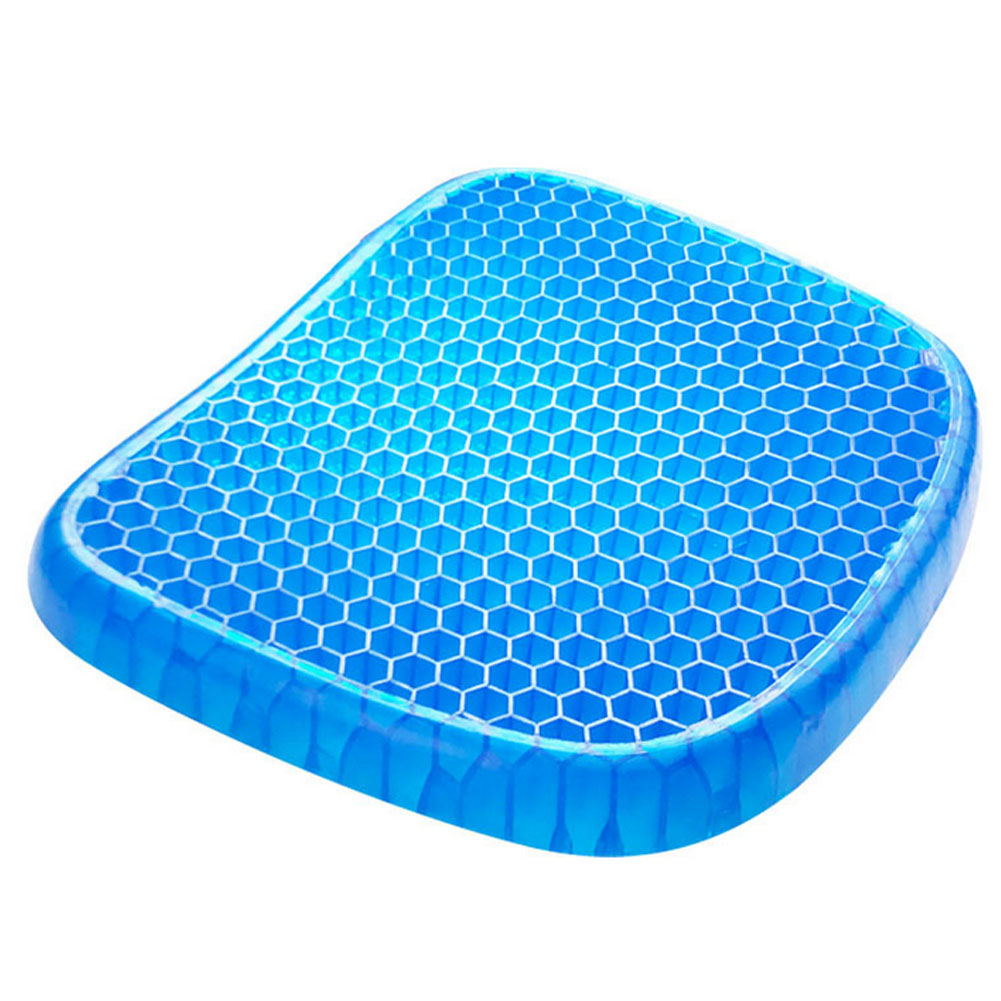 

Gel Car Seat Cushion Honeycomb Design Egg Gel Chair Pad Cushion 12x15 inch, 501 Original