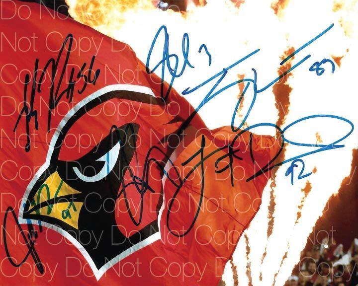 2017 Arizona Cardinals NFL signed Photo Poster painting 8X10 poster picture autograph RP