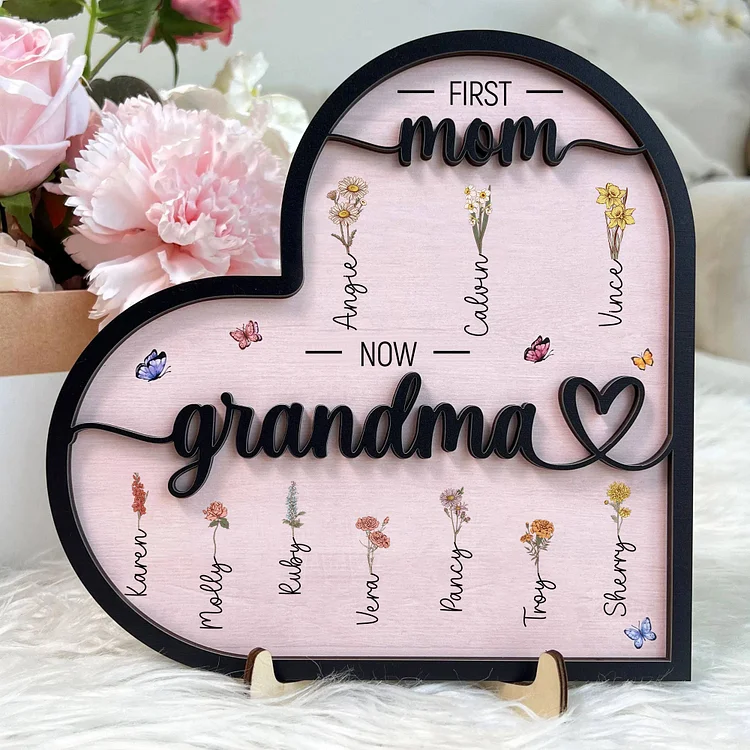 Personalized Wooden Heart Plaque