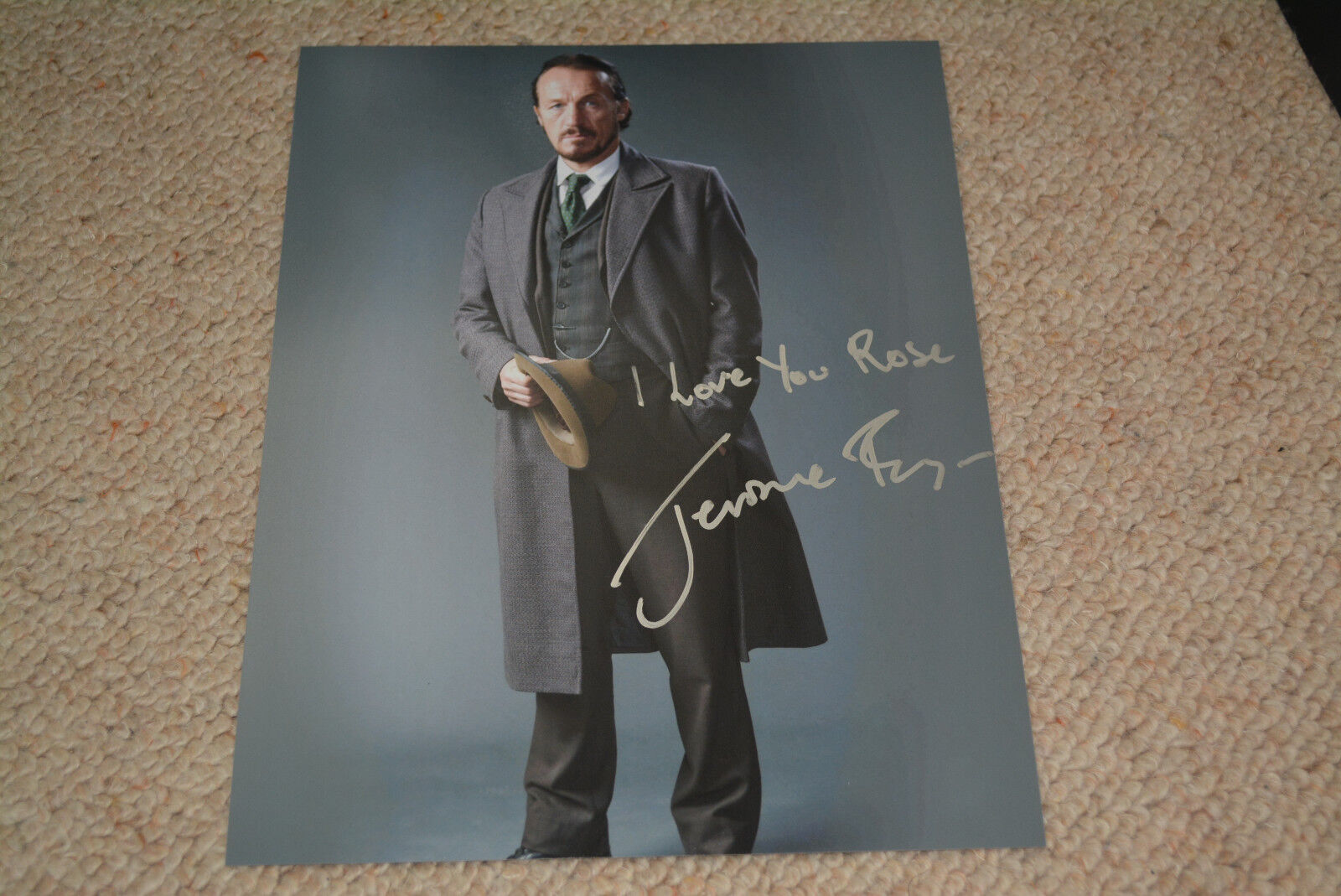 JEROME FLYNN signed autograph In Person 8x10 20x25 cm RIPPER STREET + Quote