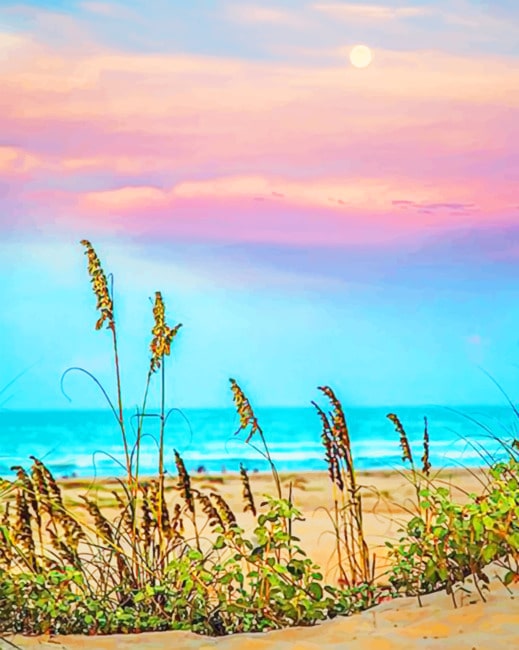 

South Padre Island Sunset – Paint By Numbers - 40*50CM, 501 Original