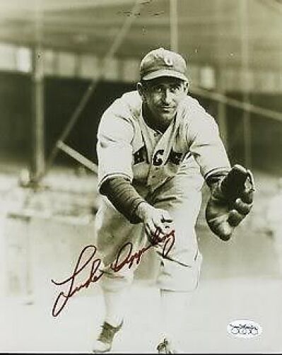 Luke Appling Signed Jsa Cert Sticker 8x10 Photo Poster painting Autograph Authentic