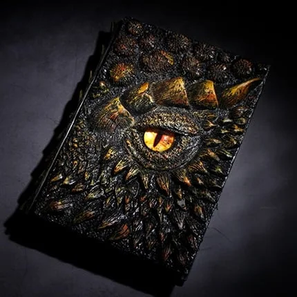 Dragon's Eye Embossed Resin Notebook A5 Journal
