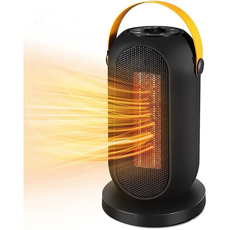 Portable Heater 1500W Electric Space Heater Low Noise Thermostat Heater Warmer  Fan For Home Office 