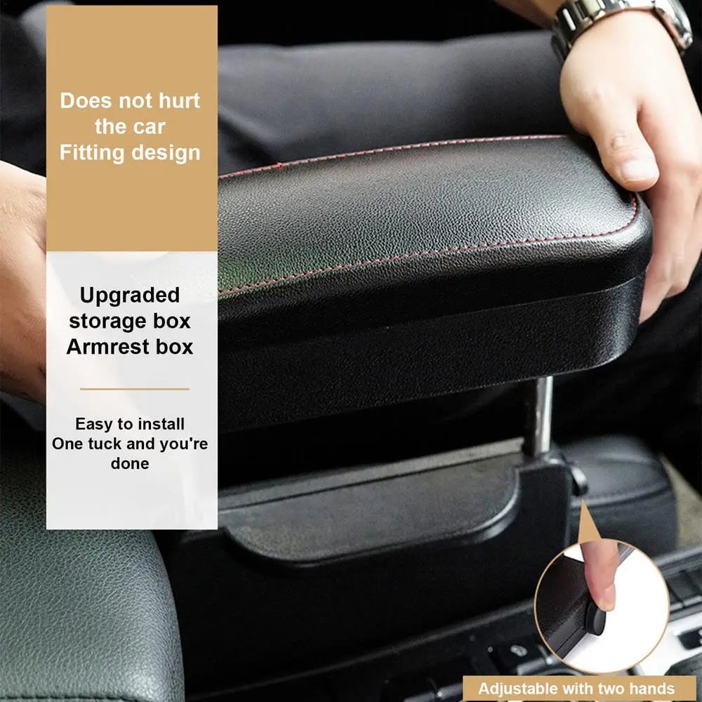Car Armrest Elbow Support Rest with Storage Box
