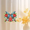 (US Local)3Pcs Acrylic Butterfly Dragonfly Fairy Diamond Painting Ornaments Pendant Kit