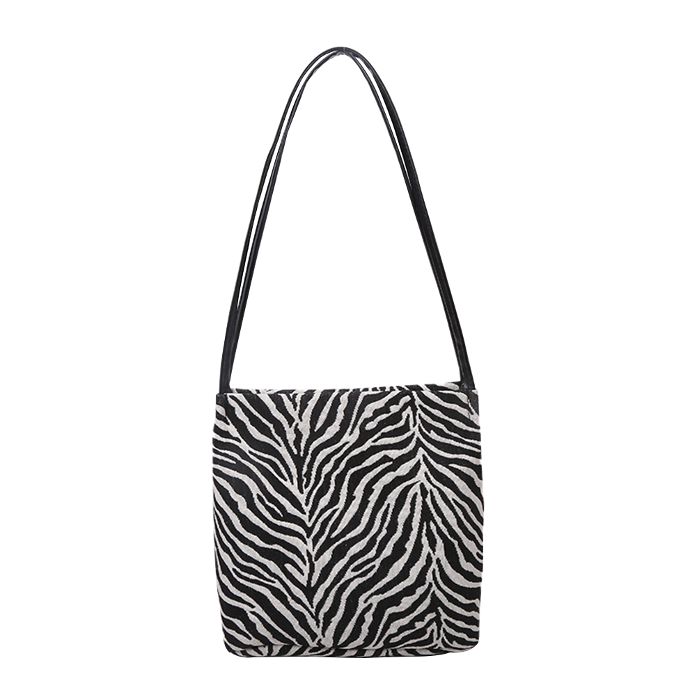 

Casual Animal Pattern Top-handle Bag Totes Female Canvas Shopping Handbags, Black, 501 Original