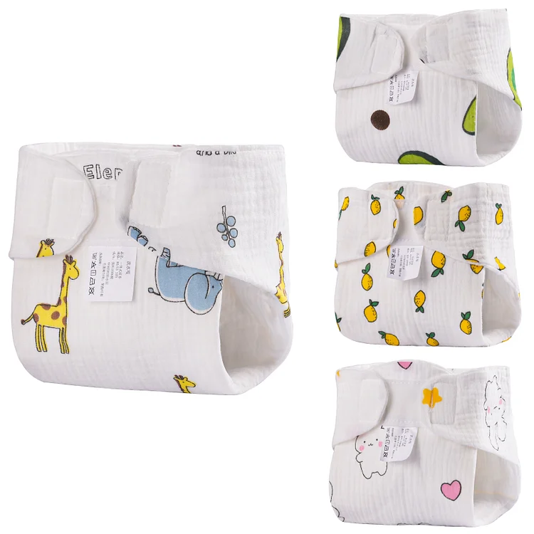 17"-22" Diapers for Reborn Baby Accessories 4-Pieces Set Rebornartdoll® RSAW-Rebornartdoll®