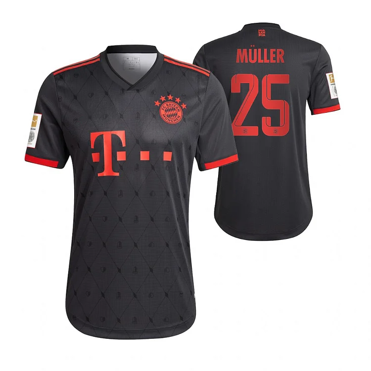 FC Bayern München Thomas Müller 25 Third Trikot 2022-2023