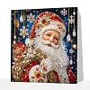 Xmas Santa Framed Special Shape Diamond Painting Kit 25x25cm