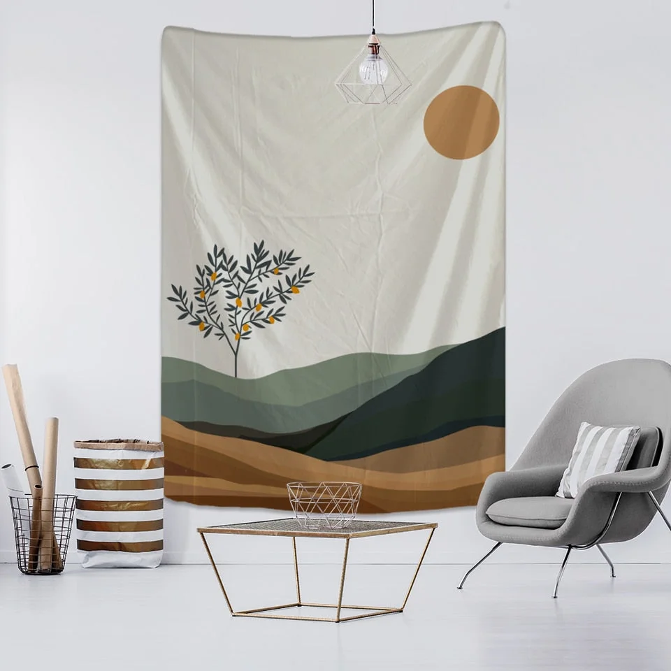 INS Surfing Girl Wall Tapestry Personality Lady Fabric Hanging Cloth for Home Decoration Living Room Curtain Bohemian Tapestry