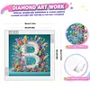 Butterfly Flower B 5D Partial Drill DIY Diamond Painting Kit 30*30cm