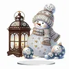 Diamond Painting Acrylic Snowman Desktop Ornaments Kit