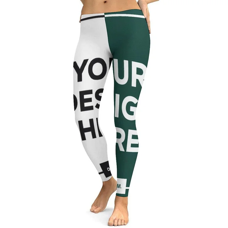 Personalized Custom Women's Yoga Pants for Women Multiple Images