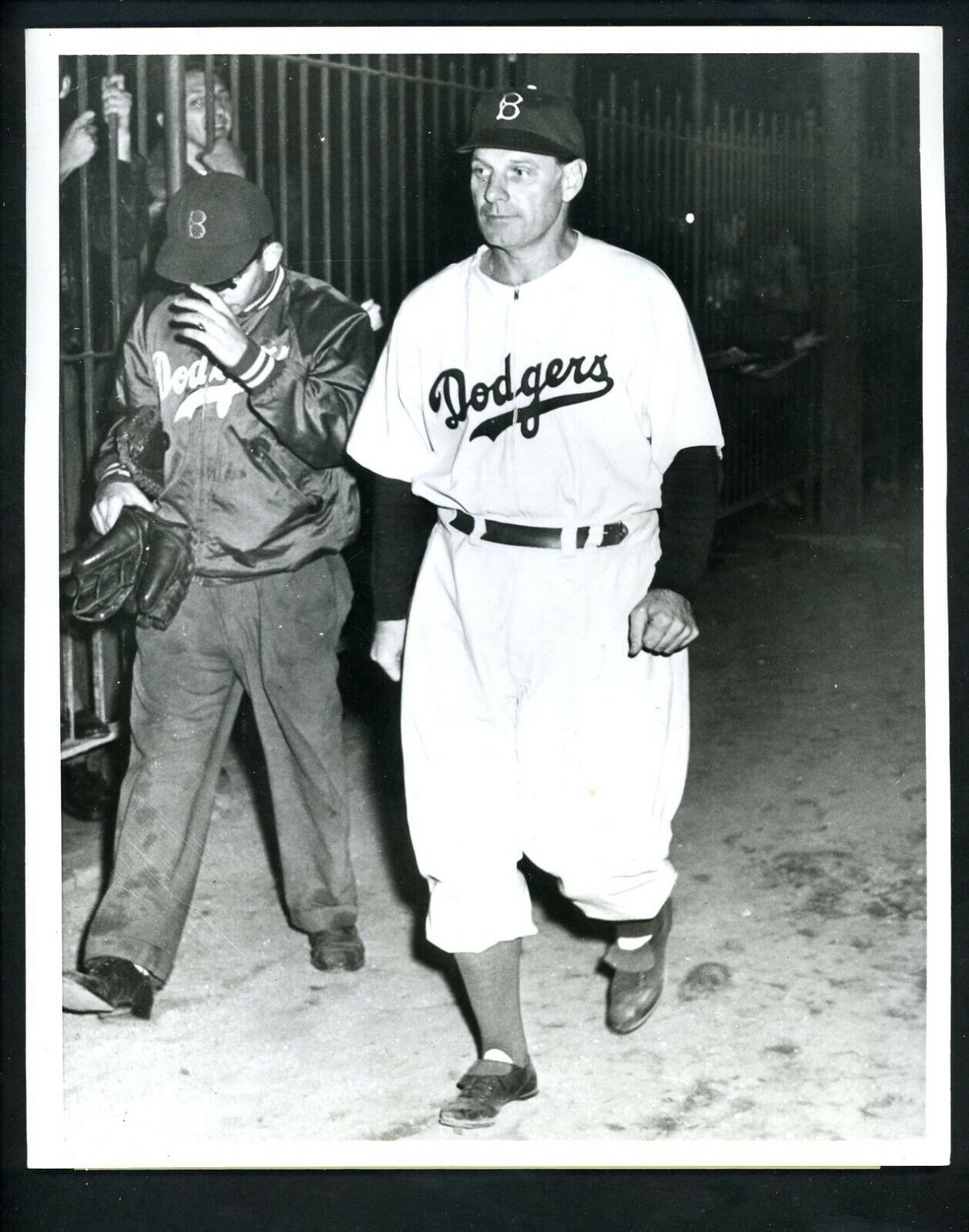 Leo Durocher 1946 image Press Photo Poster painting Brooklyn Dodgers